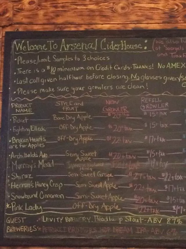 Arsenal Cider House & Wine Cellar