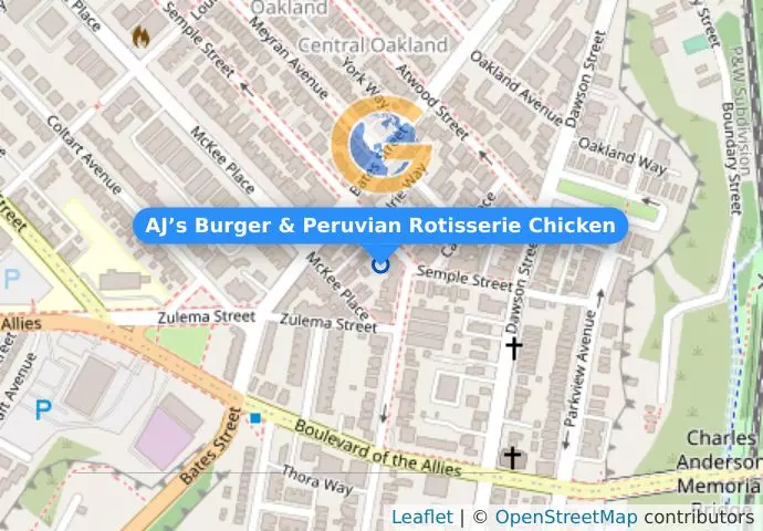 AJ’s Burger & Peruvian Rotisserie Chicken