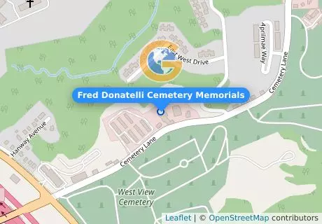 Fred Donatelli Cemetery Memorials