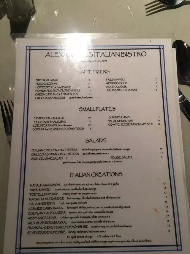 Alexander’s Italian Bistro