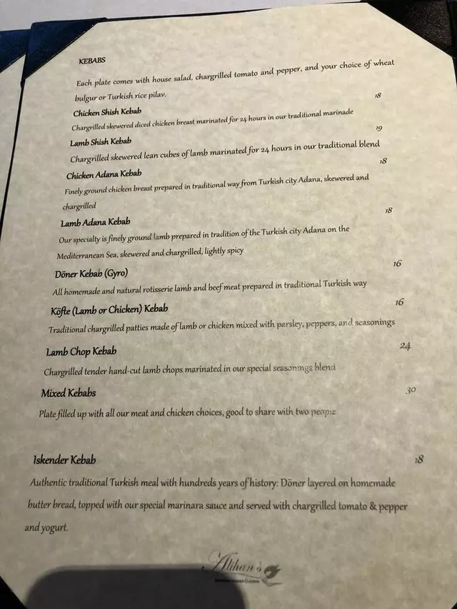 Alihan’s Mediterranean Cuisine