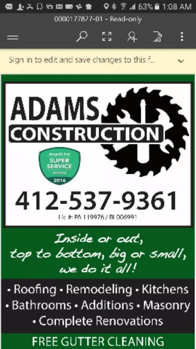 Adams Construction
