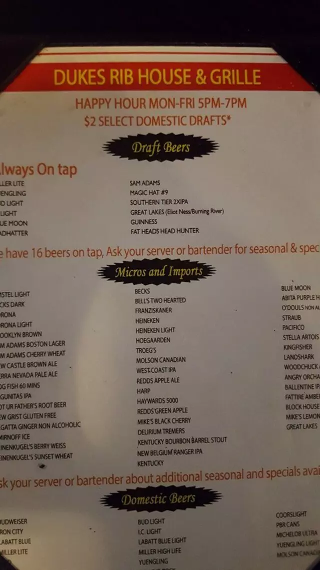 Dukes Rib House & Grille