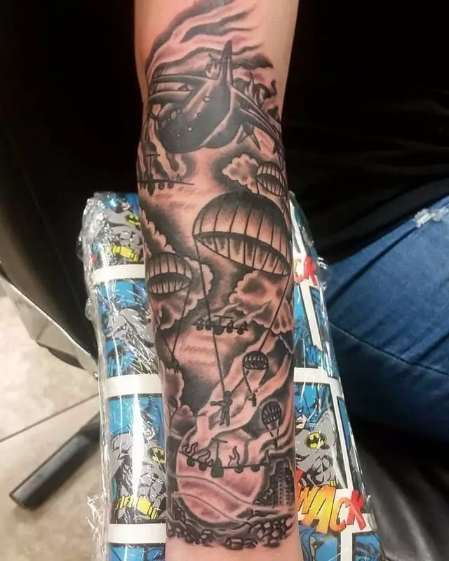 Atlas & Anchor Tattoo