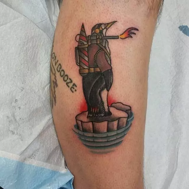 Atlas & Anchor Tattoo