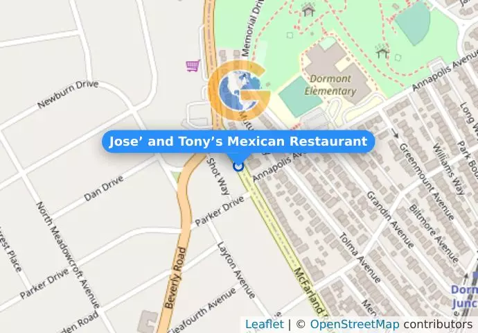 Jose’ and Tony’s Mexican Restaurant