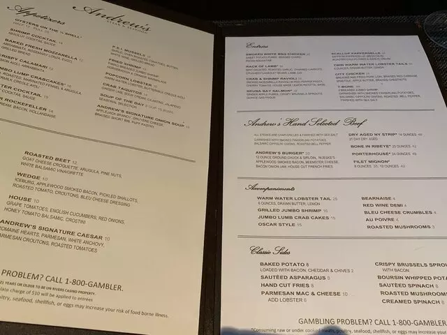 Andrew’s Steak and Seafood