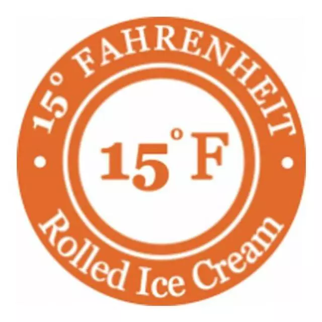 15° Fahrenheit Rolled Ice Cream
