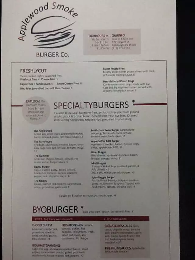 Applewood Smoke Burger