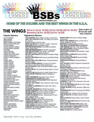 Big Shot Bob’s House of Wings - Beechview