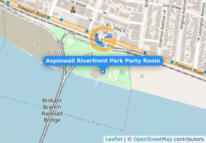 Aspinwall Riverfront Park Party Room